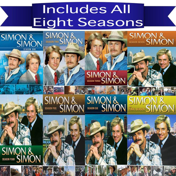 Simon and Simon Complete Series Seasons 1-8 DVD Bundle high quality Brand New & Sealed