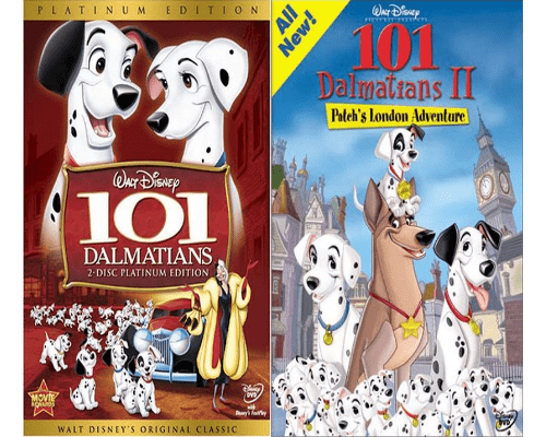 Disney's 101 Dalmatians 1&2 DVD Set Includes Both Animated Movies