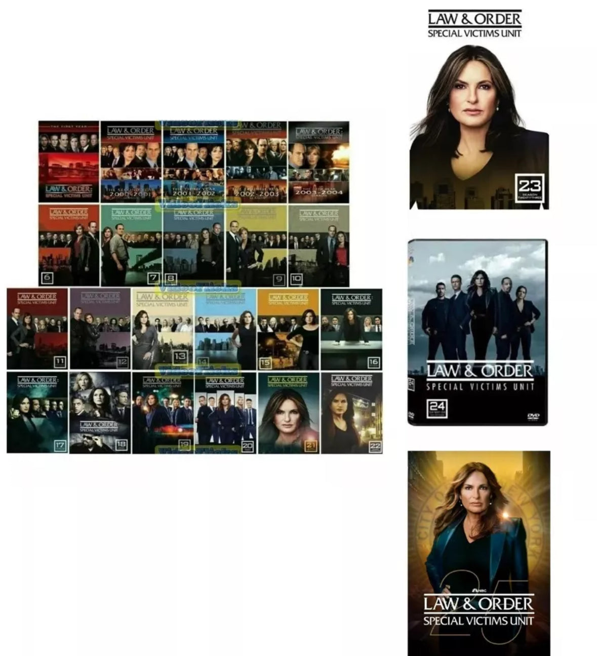 Law & Order Special Victims Unit Seasons 1-21 On DVD