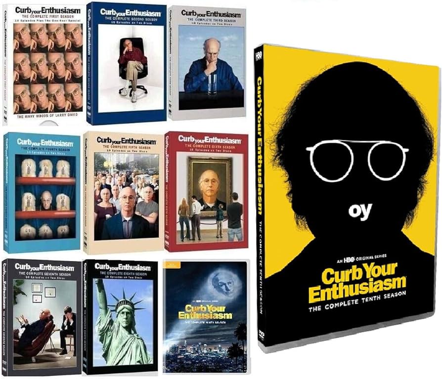 Curb Your Enthusiasm DVD Seasons 1-10 Set HBO DVDs & Blu-ray Discs > DVDs