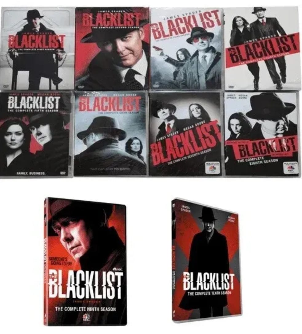 The Blacklist TV Series Seasons 1-10 DVD Set Sony DVDs & Blu-ray Discs > DVDs