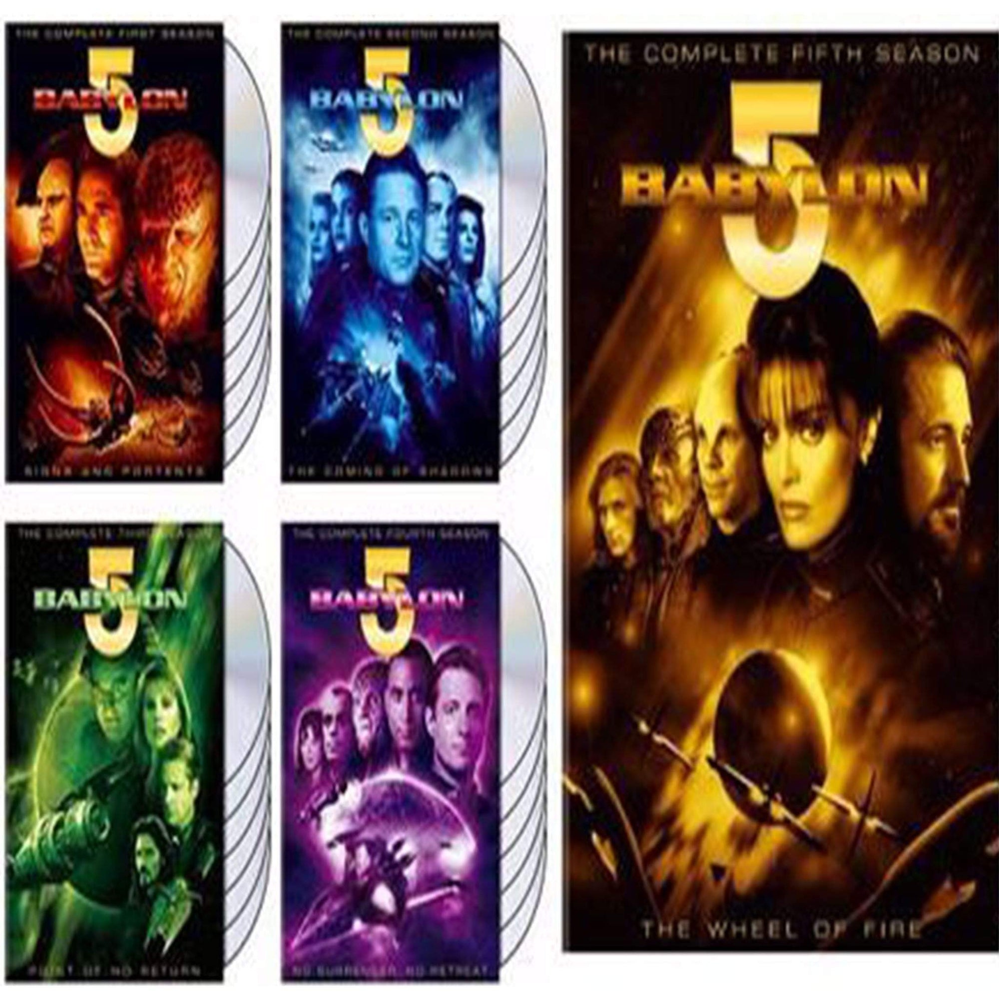 Masaccio Permanente Respiración Babylon 5 DVD Set Complete Series Box Set TV Collection Seasons 1-5 -  Pristine Sales