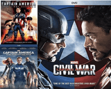 Captain America 1-3 DVD Movie Collection