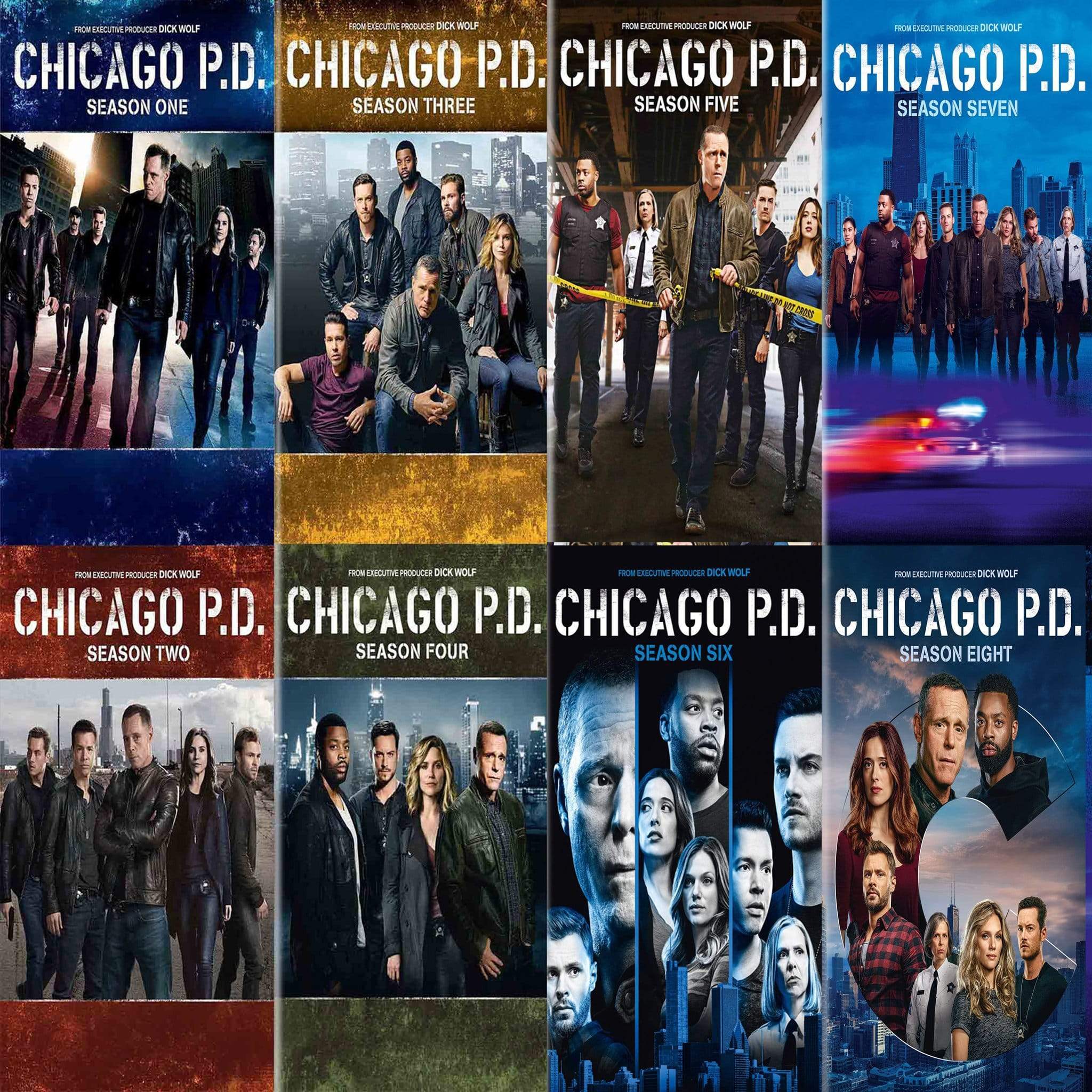 Chicago PD TV Series Seasons 1-8 DVD Set – Pristine Sales