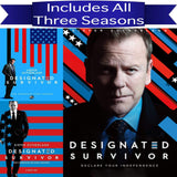 Designated Survivor TV Series Seasons 1-3 on DVD ABC Studios DVDs & Blu-ray Discs