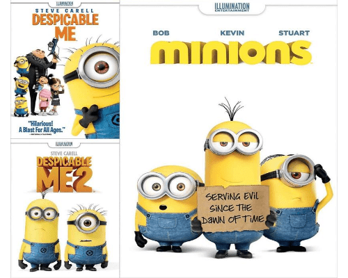 Despicable Me Trilogy DVD Set Includes All 3 Movies