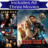 Iron Man Trilogy DVD Set Includes all 3 Movies Marvel Comics DVDs & Blu-ray Discs > DVDs