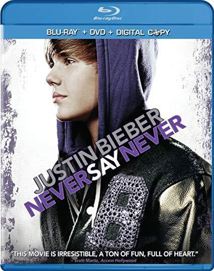 Justin Bieber: Never Say Never on Blu-Ray Paramount Home Entertainment DVDs & Blu-ray Discs > Blu-ray Discs