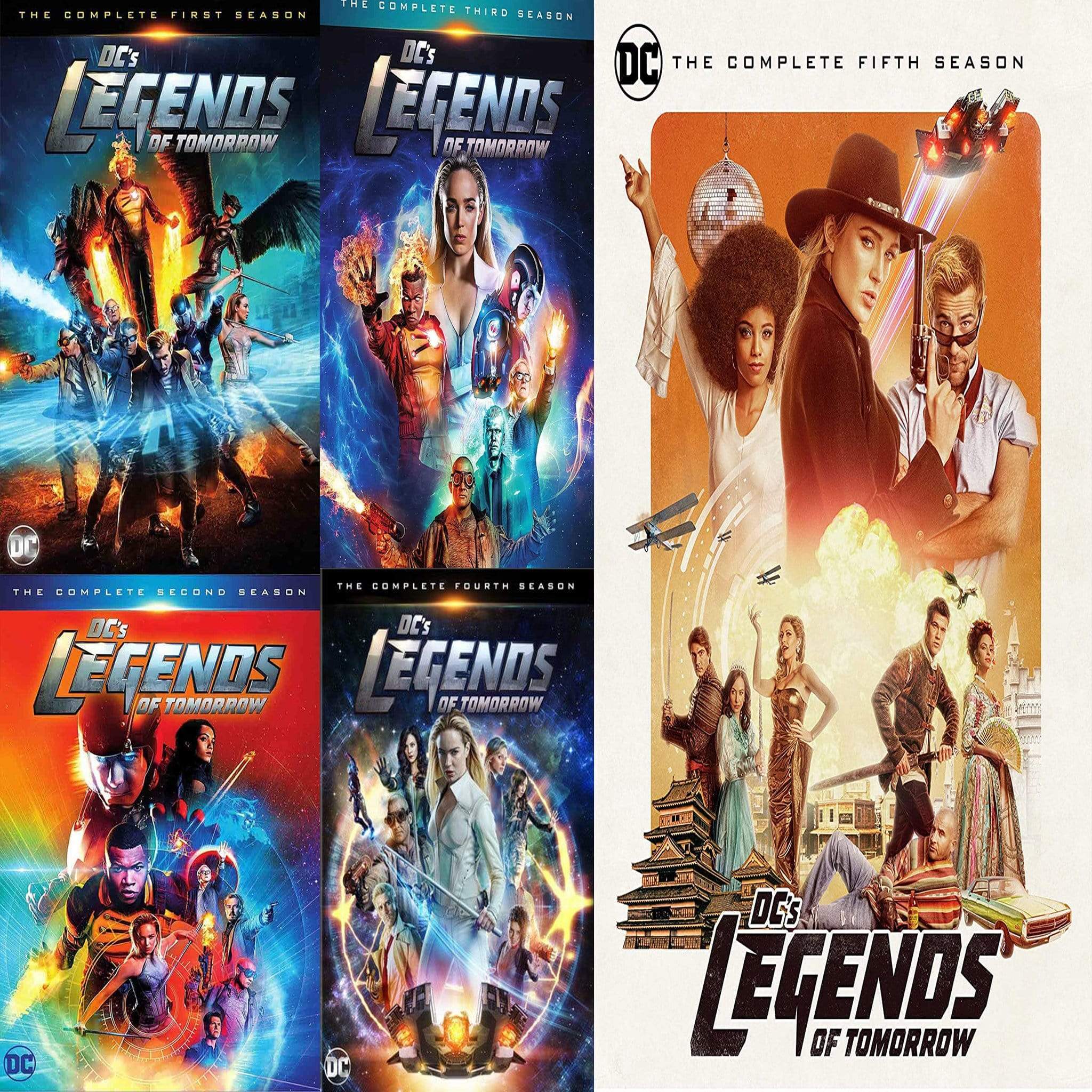 Legends of Tomorrow TV Series Seasons 1-5 DVD Set Warner Brothers DVDs & Blu-ray Discs > DVDs