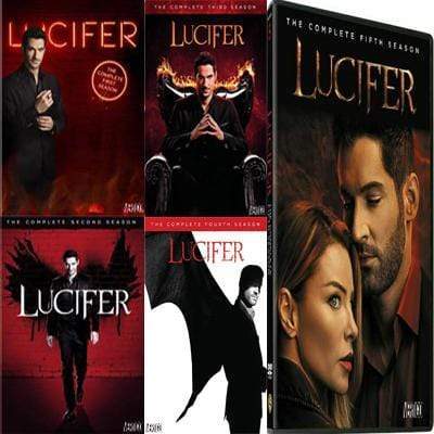 Lucifer TV Series Seasons 1-5 DVD Set Warner Brothers DVDs & Blu-ray Discs > DVDs