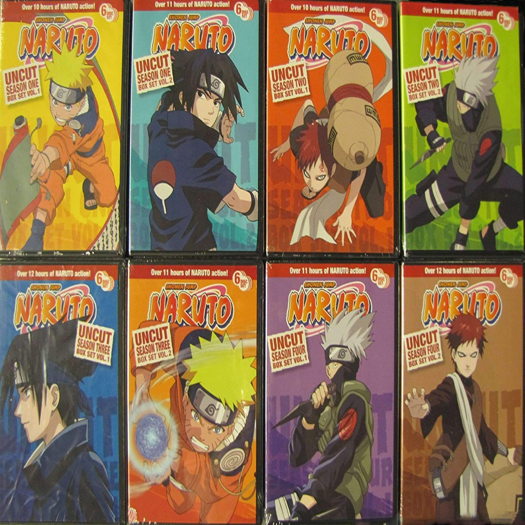 Naruto Shonen Jump Uncut TV Series Complete DVD Set