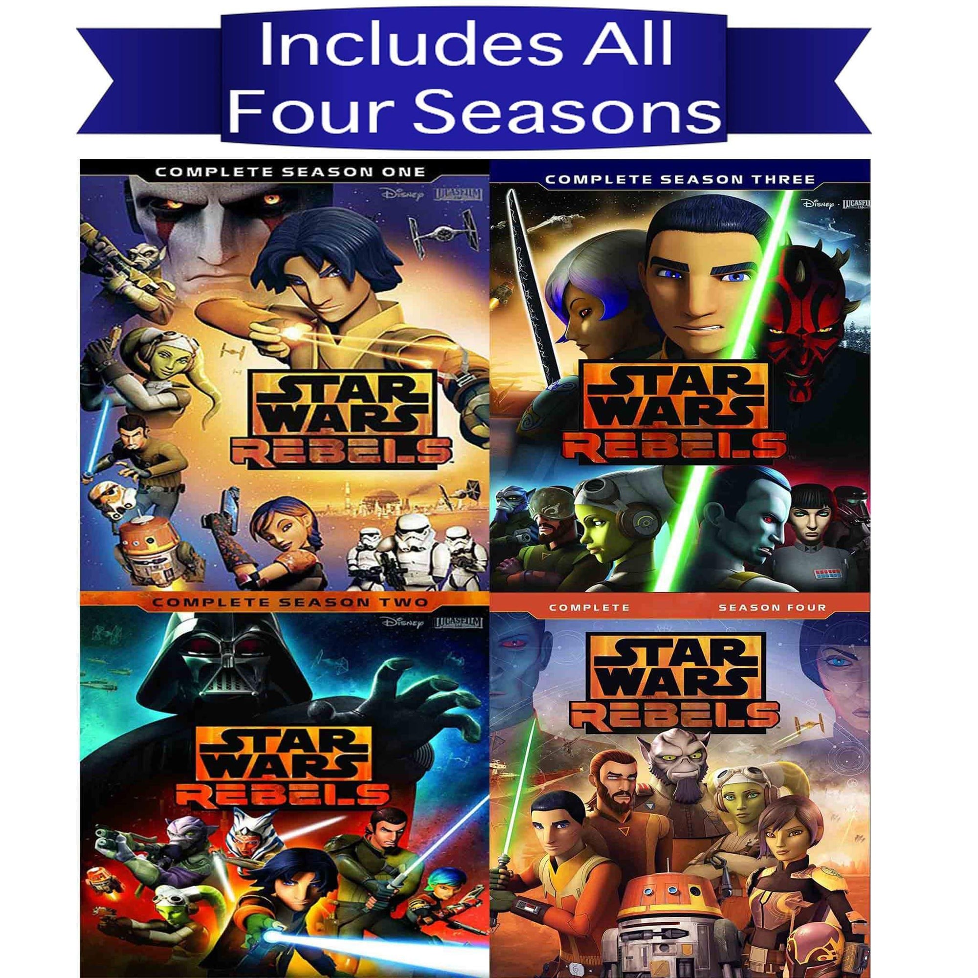 Bemiddelen arm Heel veel goeds Star Wars Rebels TV Series Seasons 1-4 DVD Set - Pristine Sales