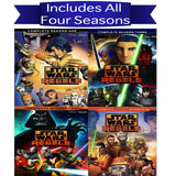 Star Wars Rebels DVD Seasons 1-4 Set Buena Vista Home Entertainment DVDs & Blu-ray Discs > DVDs