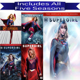 Supergirl TV Series Seasons 1-5 DVD Set Warner Brothers DVDs & Blu-ray Discs