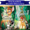 Walt Disney's Bambi 1&2 DVD Set 2 Movie Collection Walt Disney DVDs & Blu-ray Discs > DVDs
