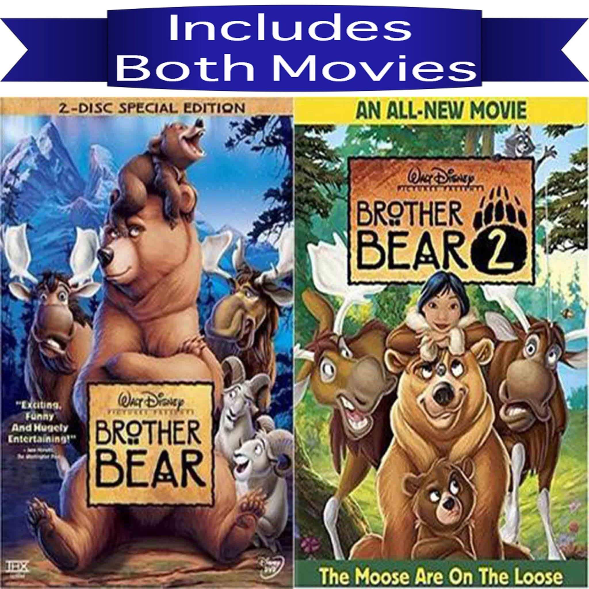 Disney's Brother Bear 1&2 DVD Set Includes both Movies – Pristine