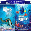 Walt Disney's Finding Nemo & Finding Dory DVD Set 2 Movie Collection Walt Disney DVDs & Blu-ray Discs > DVDs