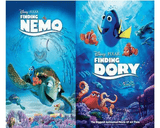 Walt Disney's Finding Nemo & Finding Dory DVD Set 2 Movie Collection Walt Disney DVDs & Blu-ray Discs > DVDs