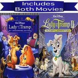 Walt Disney's Lady and the Tramp 1&2 DVD Set 2 Movie Collection Walt Disney DVDs & Blu-ray Discs > DVDs