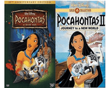 Pocahontas DVD Series Movies 1 & 2 Set Includes Both Movies
